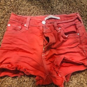 Red shorts